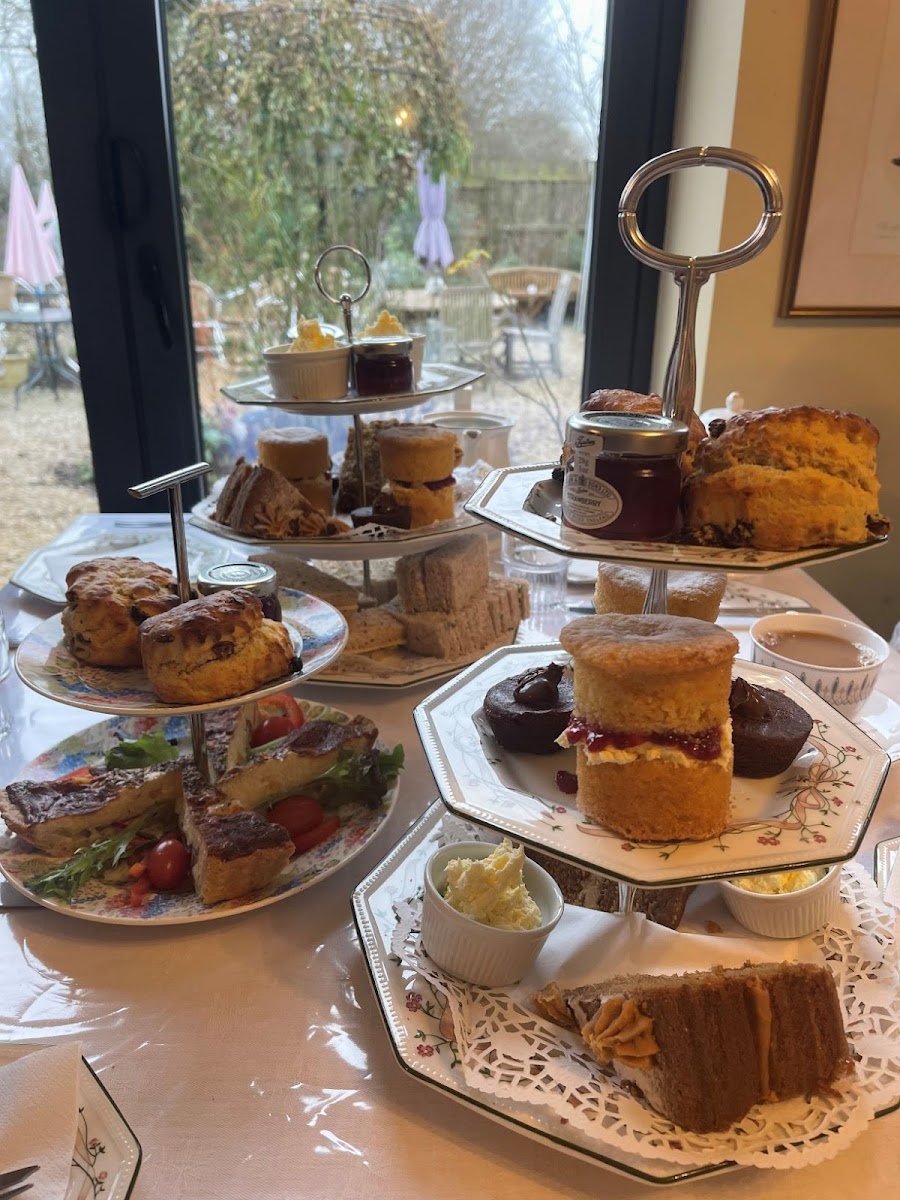Afternoon tea three-tier stand at Jennie's Kitchen